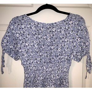 Grace Vines - NWT - Small - Floral Smocked A-Line Midi Dress